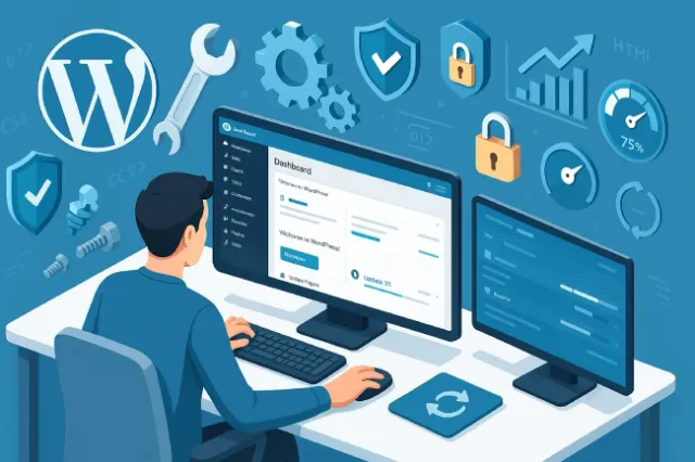 Manutenção de sites WordPress pela RAKWEB